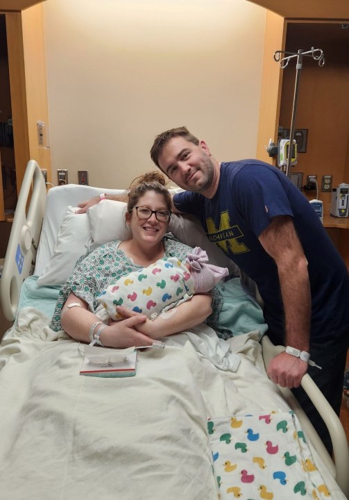 The first baby of 2024 born at OhioHealth's Grant Medical Center was a girl born to the Stiles family of Pickaway County. (PHOTO COURTESY OF GRANT MEDICAL CENTER)
