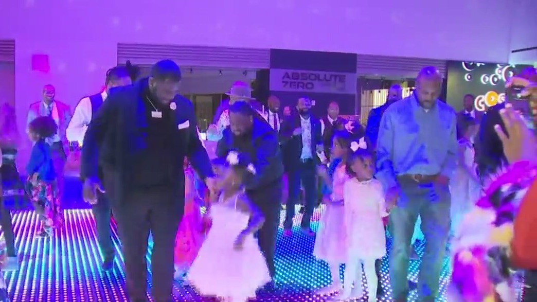 Black Father-Daughter Dance at COSI on Feb. 17, 2024, as part of Black Girl Dad Week.
