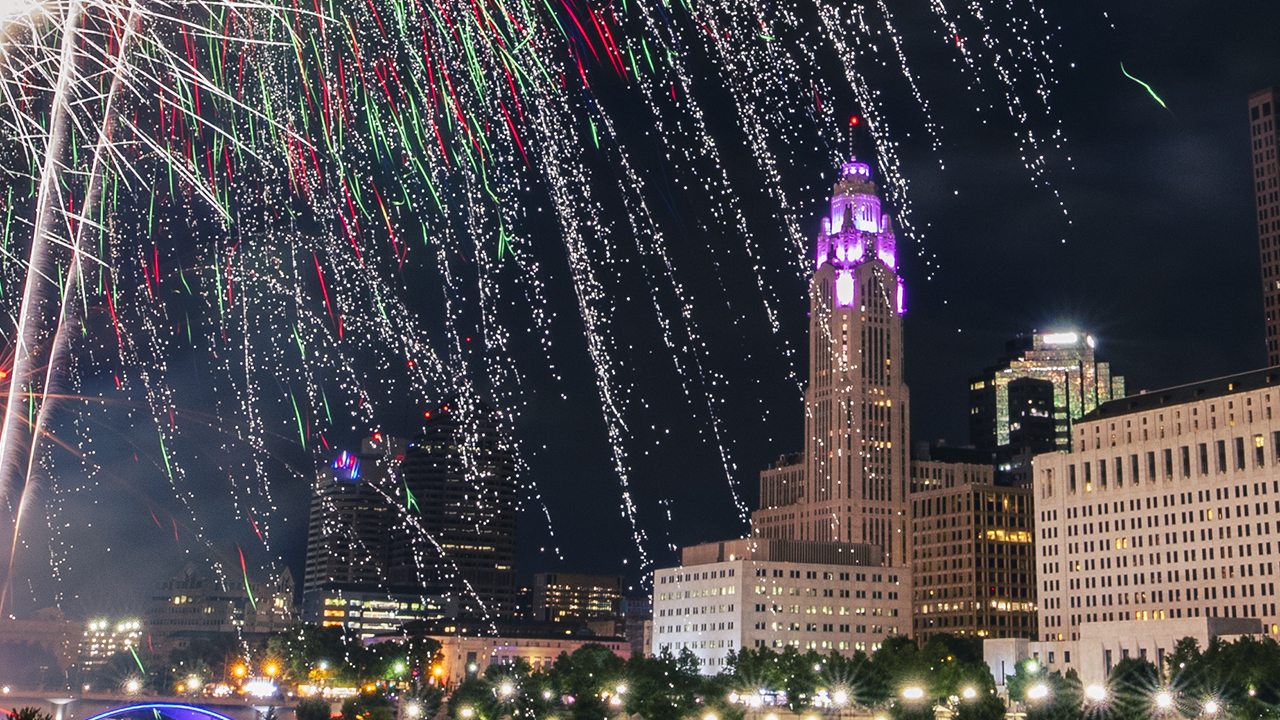 LeVeque Tower in Columbus, Ohio, in July 2022 (Carolyn Yaussy/NBC4)