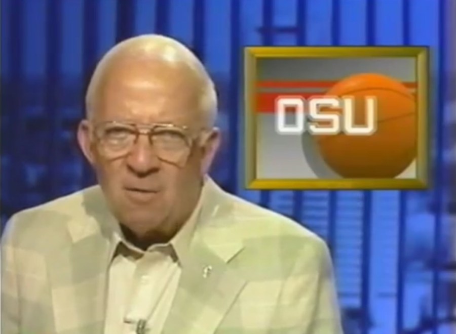 Jimmy Crum, the Dean of Central Ohio Sportscasters, in 1989