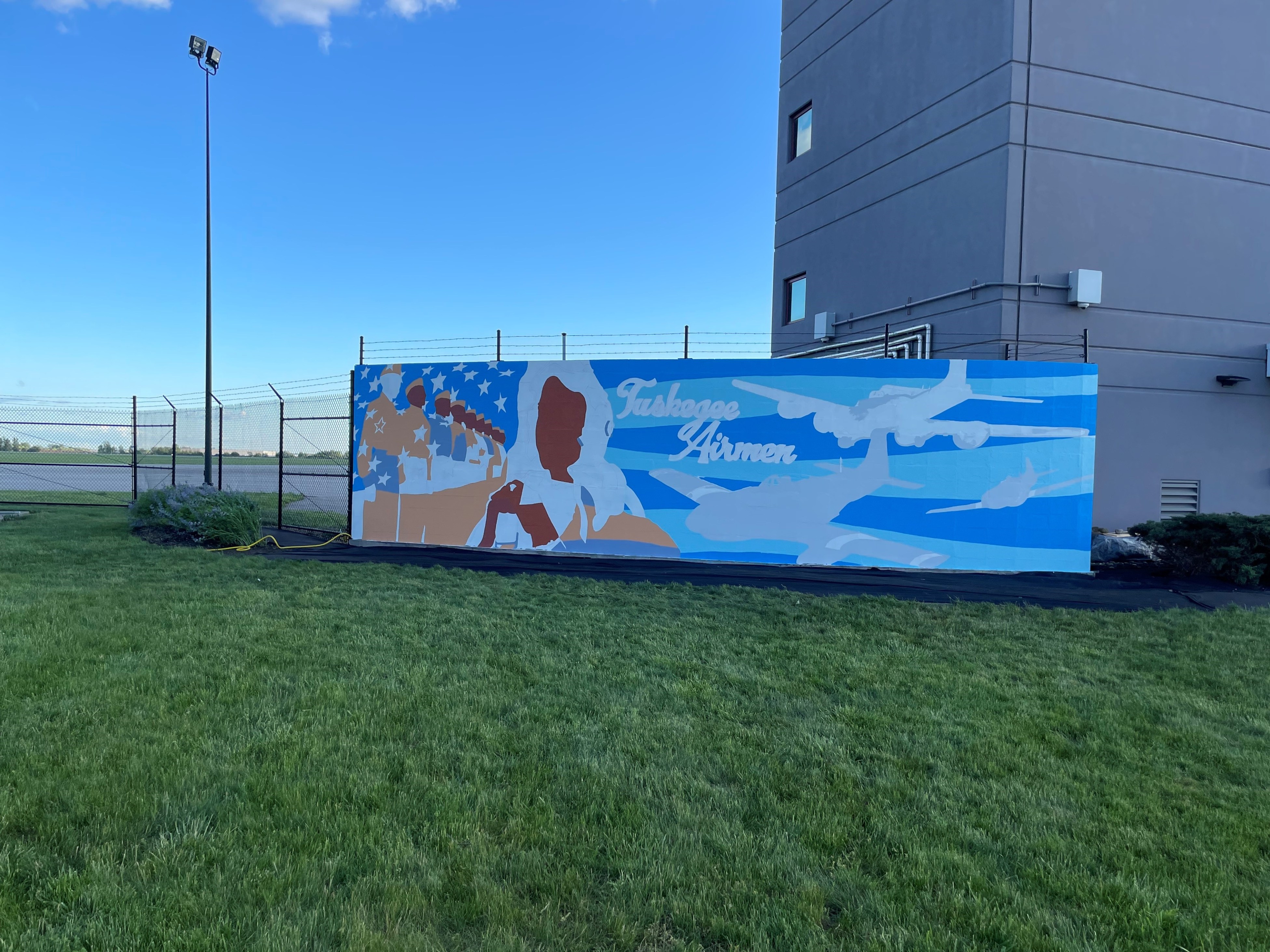 Near Completion Tuskegee Mural