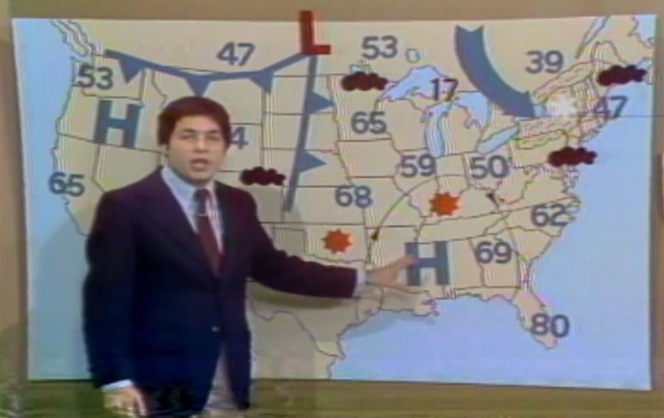 WCMH Meteorologist Ben Gelber circa 1980