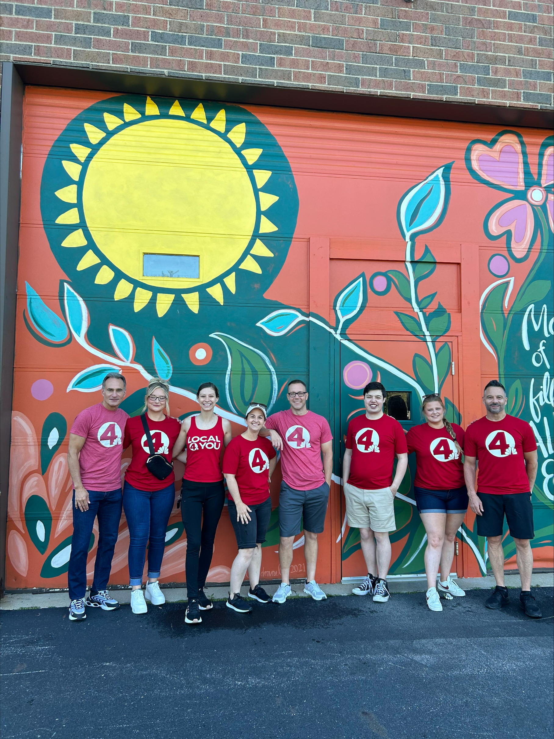 NBC4 volunteers worked with the Westerville Area Resource Ministry (WARM) food pantry in Westerville (Photo Courtesy: Adrienne Shonkwiler)