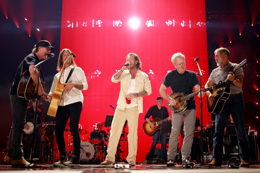 NASHVILLE, TENNESSEE - JULY 29: Tyler Hubbard performs onstage for the Toby Keith: American Icon tribute at Bridgestone Arena on July 29, 2024 in Nashville, Tennessee. (Photo by Jason Kempin/Getty Images for Universal Music Group)