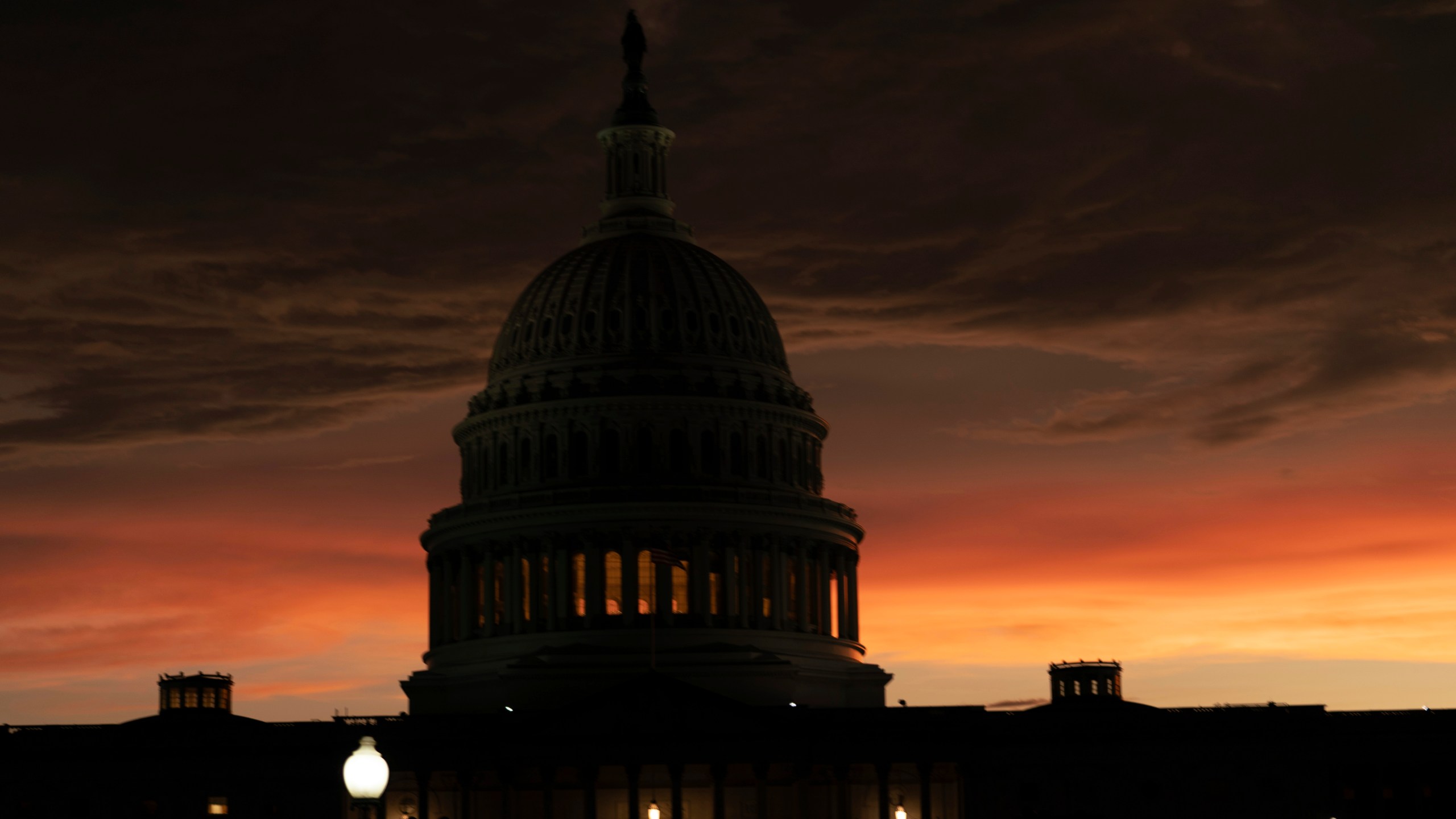 The U.S. Capitol is seen at sunset in Washington, Wednesday, July 10, 2024. ( AP Photo/Jose Luis Magana)