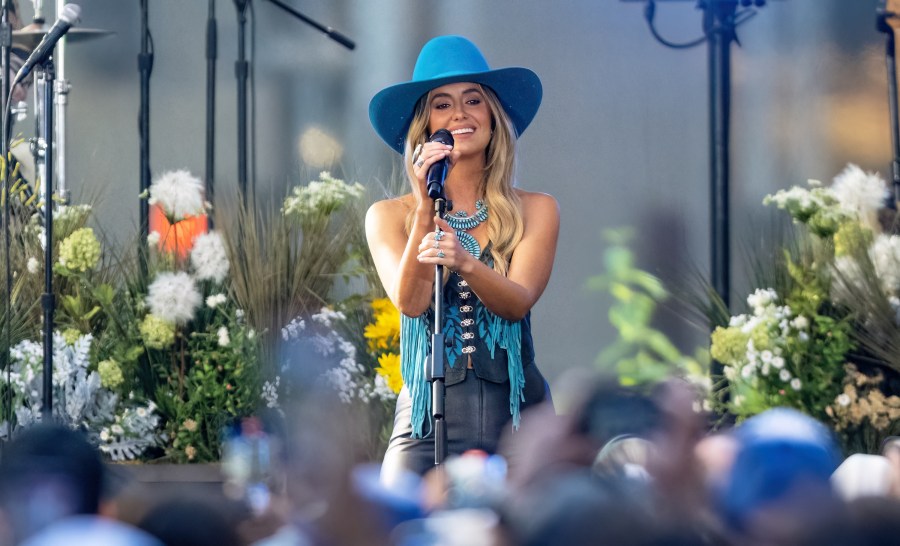 NEW YORK, NEW YORK - JUNE 25: Singer-songwriter and actress Lainey Wilson is seen performing during NBC's "Today" show Citi Concert Series at Rockefeller Plaza on June 25, 2024 in New York City. (Photo by Gilbert Carrasquillo/GC Images)