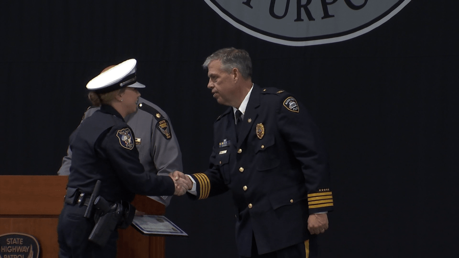 Ohio State Highway Patrol training academy graduation