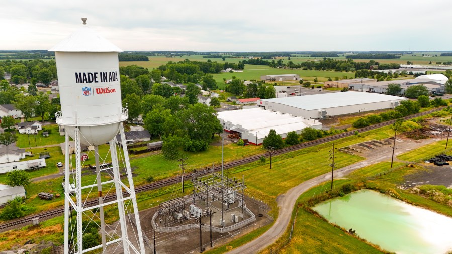 New Wilson football factory in Ada, Ohio (Photo Credit: Wilson Sporting Goods)