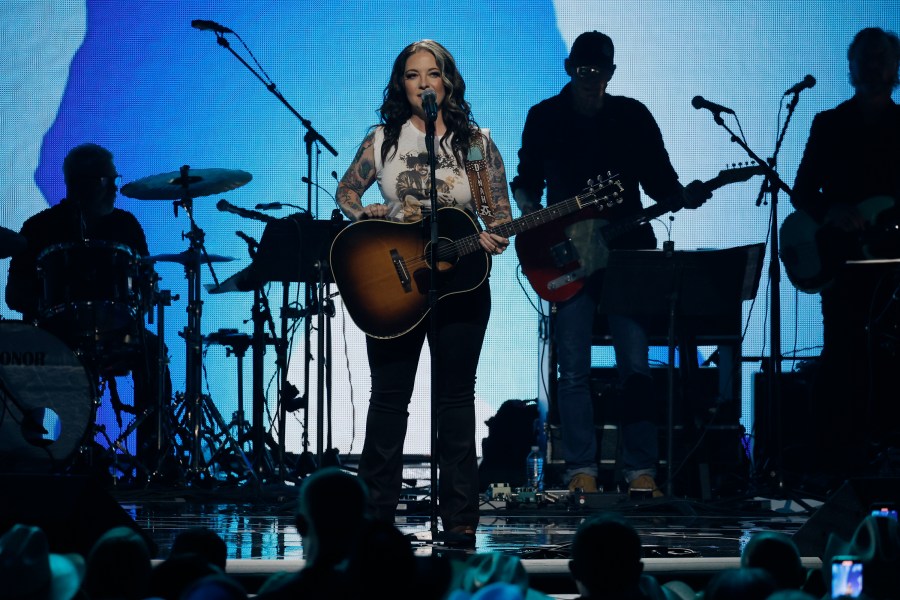 TOBY KEITH: AMERICAN ICON -- Pictured: Ashley McBryde performs onstage at Bridgestone Arena on July 29, 2024 in Nashville, Tennessee -- (Photo by: Tibrina Hobson/Getty Images for Universal Music Group)