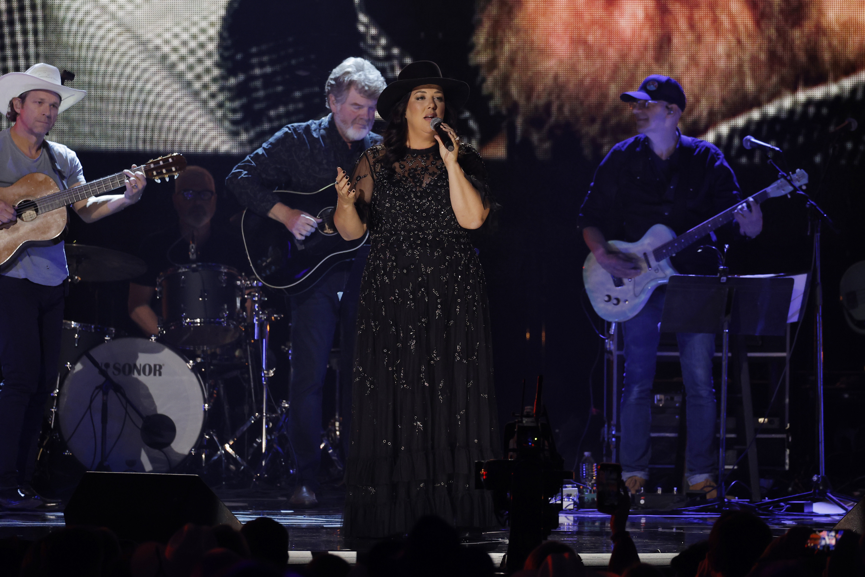 TOBY KEITH: AMERICAN ICON -- Pictured: Krystal Keith, daughter of Toby Keith, performs onstage at Bridgestone Arena on July 29, 2024 in Nashville, Tennessee -- (Photo by: Tibrina Hobson/Getty Images for Universal Music Group)