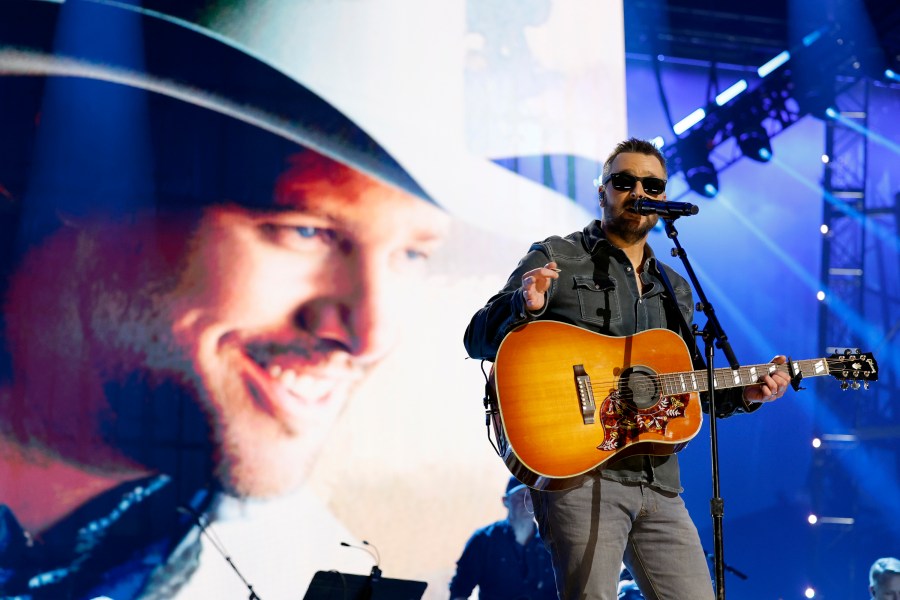 TOBY KEITH: AMERICAN ICON -- Pictured: Eric Church performs onstage at Bridgestone Arena on July 29, 2024 in Nashville, Tennessee -- (Photo by Jason Kempin/Getty Images for Universal Music Group)