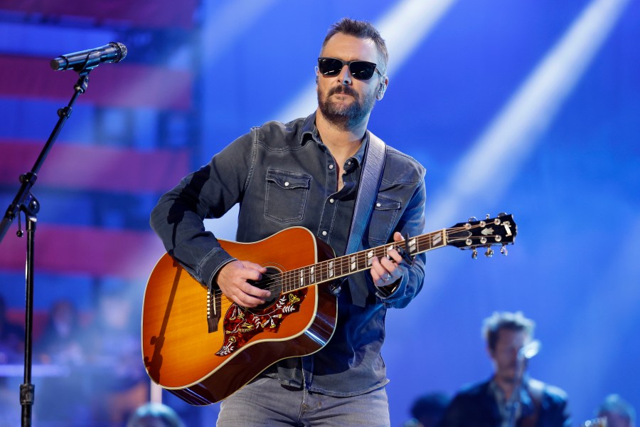 TOBY KEITH: AMERICAN ICON -- Pictured: Eric Church performs onstage at Bridgestone Arena on July 29, 2024 in Nashville, Tennessee -- (Photo by Jason Kempin/Getty Images for Universal Music Group)