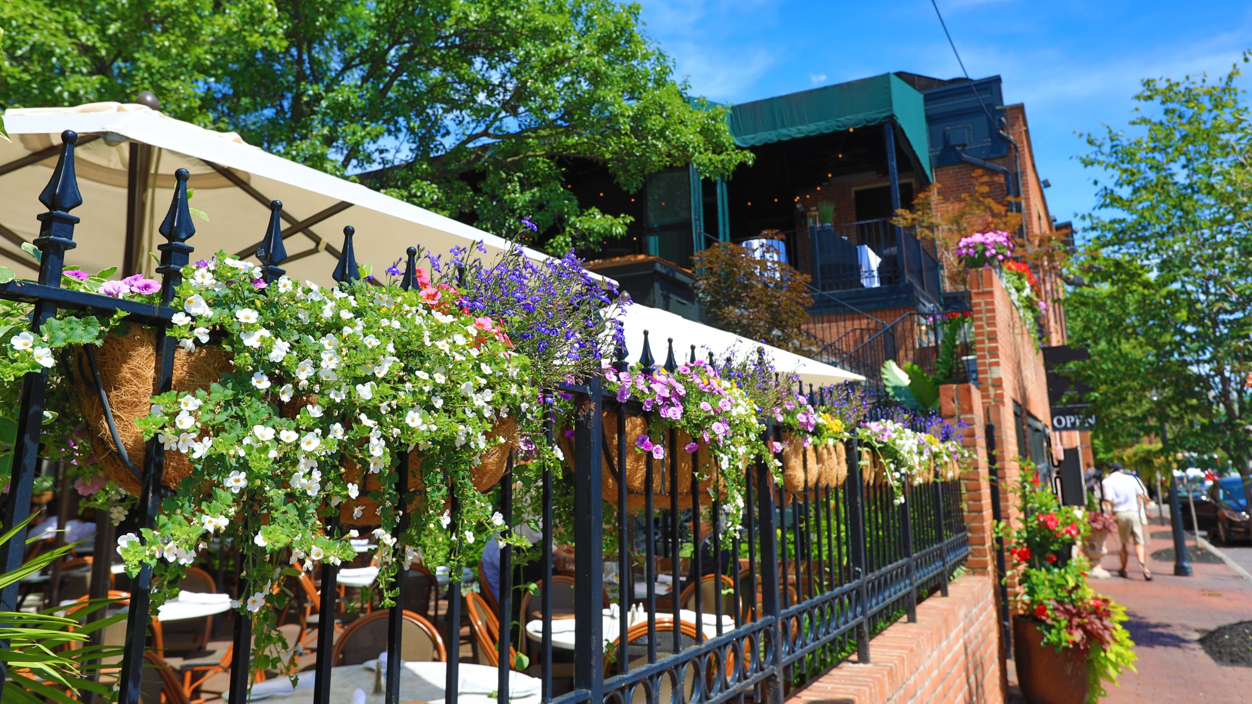 Dining options abound in German Village in Columbus, Ohio