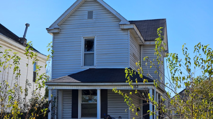 Scene of a home where Columbus police executed a search warrant tied to "gang activity" on Thursday, Oct. 17, 2024. (NBC4)