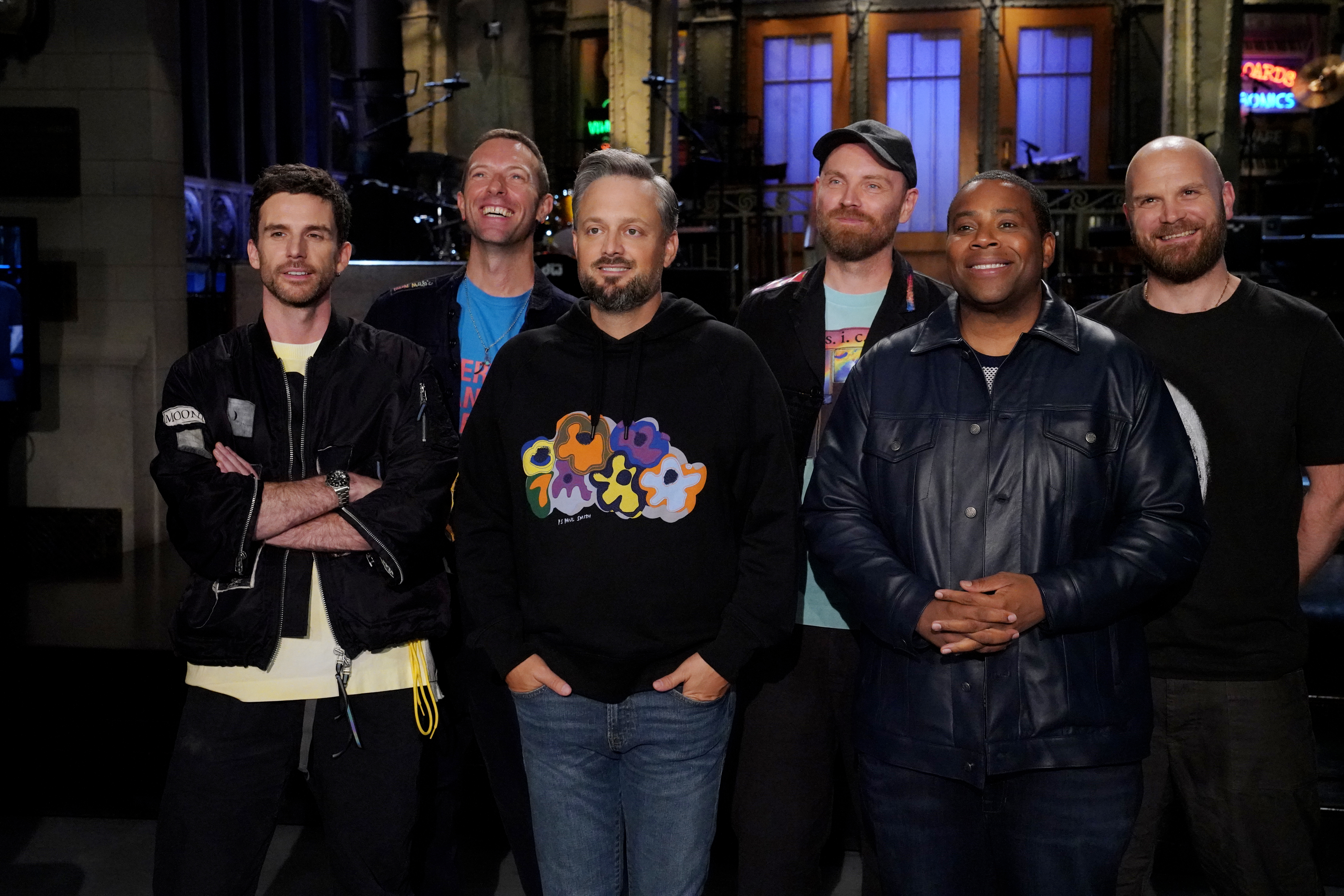 SATURDAY NIGHT LIVE — Nate Bargatze, Coldplay -- Saturday 5th October 2024 -- (Photo By Rosalind O' Connor / NBC)