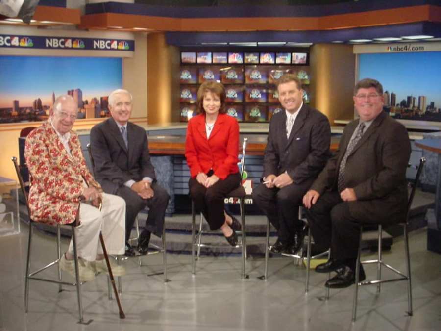 Colleen Marshall with, from left, Jimmy Crum, Doug Adair, Cabot Rea and Jym Ganahl in 1998