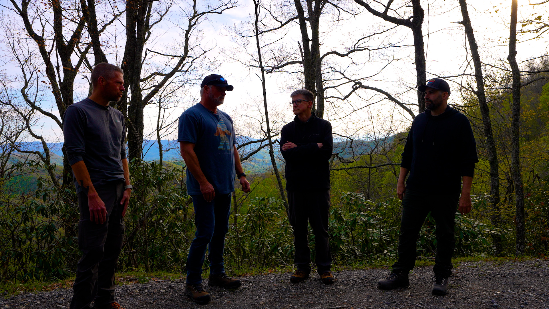 “On the Trail of Bigfoot: The Ancients” production still
