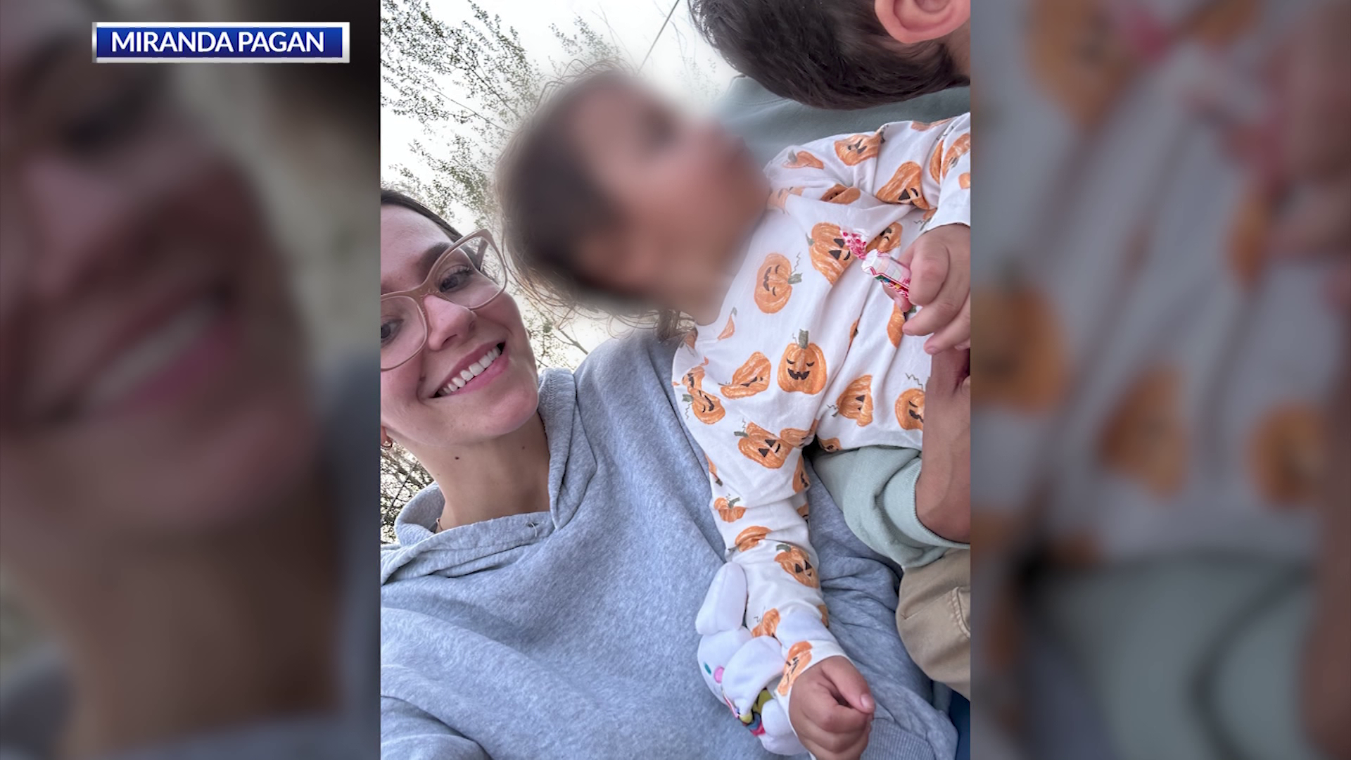 Miranda Pagan and her son