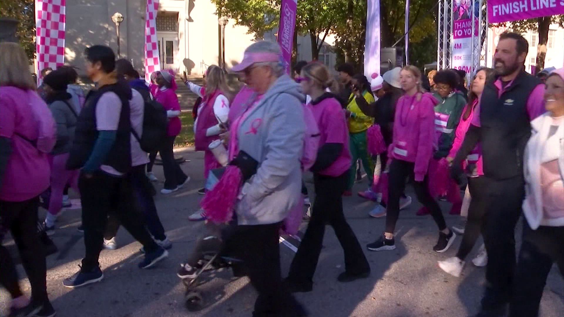 The 16th annual Making Strides Against Breast Cancer walk. (NBC4)