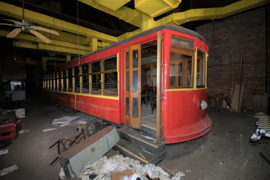 Inside the old Spaghetti Warehouse restaurant