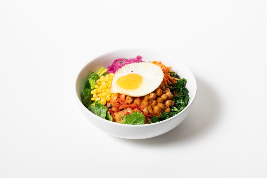 BIBIBOP Asian Grill egg salad bowl 