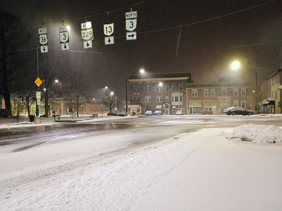 Mount Vernon, Ohio, on Jan. 6, 2025 (Jon Edwards / NBC4)