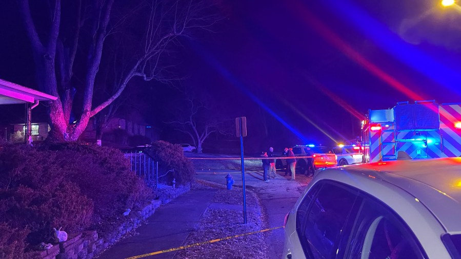 Scene of a reported "active situation" involving gunfire in Lancaster, Ohio, on Tuesday, Feb. 25, 2025. (NBC4)