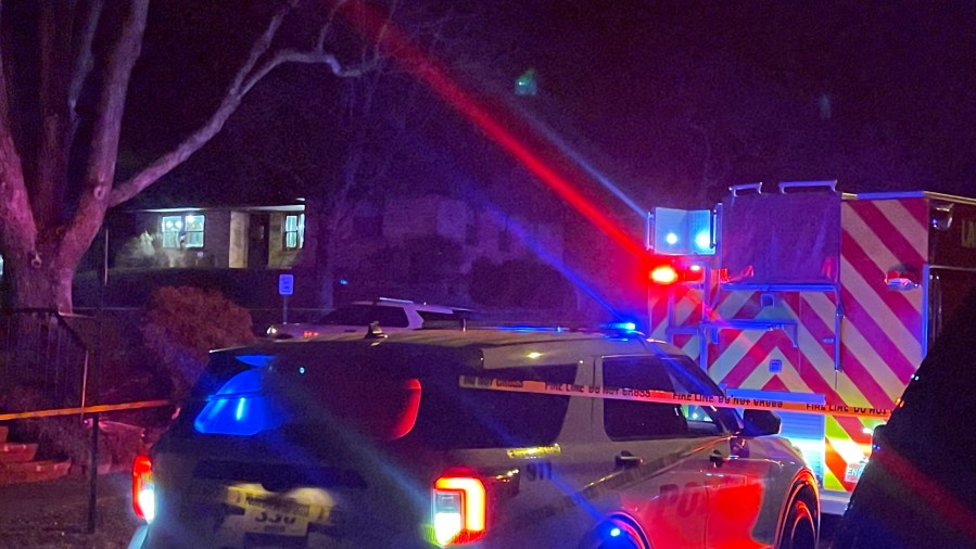 Scene of a reported "active situation" involving gunfire in Lancaster, Ohio, on Tuesday, Feb. 25, 2025. (NBC4)