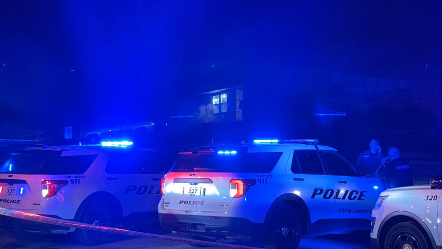 Scene of a reported "active situation" involving gunfire in Lancaster, Ohio, on Tuesday, Feb. 25, 2025. (NBC4)