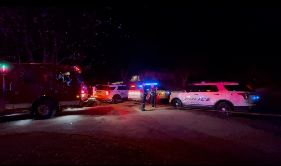 Scene of a reported "active situation" involving gunfire in Lancaster, Ohio, on Tuesday, Feb. 25, 2025. (NBC4)