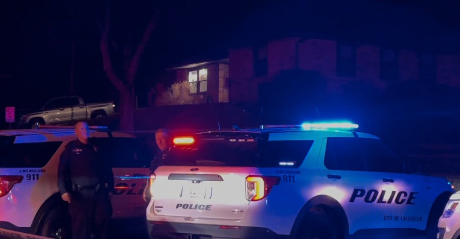 Scene of a reported "active situation" involving gunfire in Lancaster, Ohio, on Tuesday, Feb. 25, 2025. (NBC4)