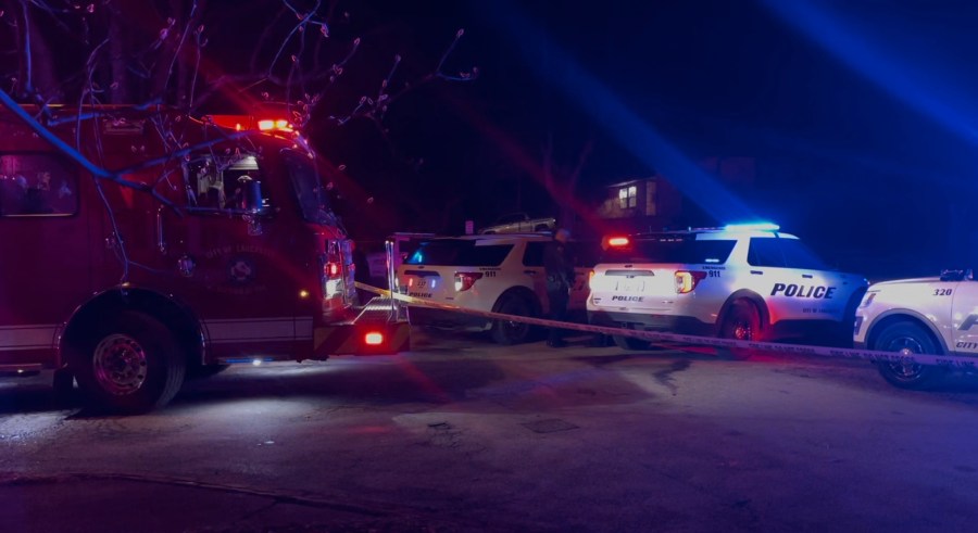 Scene of a reported "active situation" involving gunfire in Lancaster, Ohio, on Tuesday, Feb. 25, 2025. (NBC4)