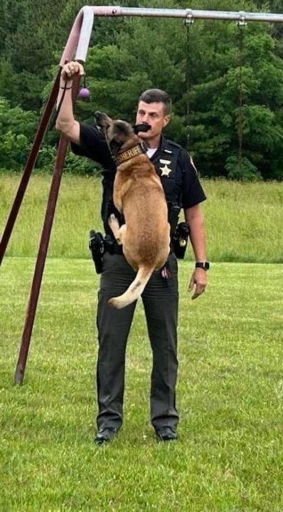 Ross County Sheriff's Office K9 Deputy Michael "Mike" Blue (PHOTO COURTESY OF THE ROSS COUNTY SHERIFF'S OFFICE)