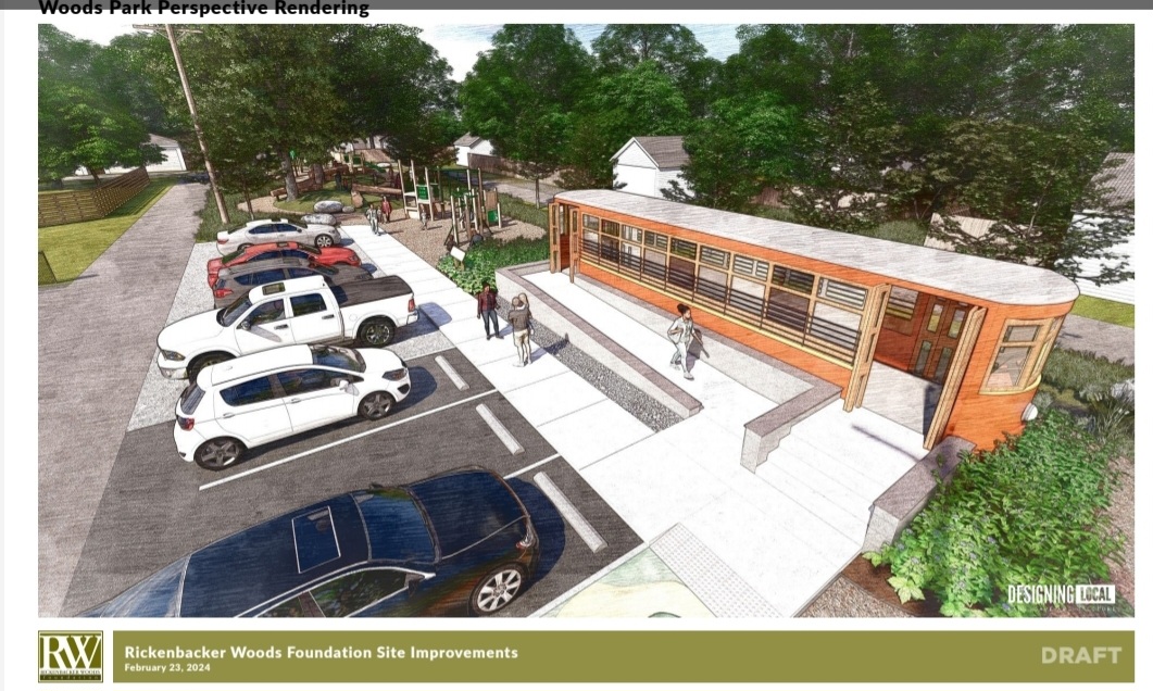 Rendering of improvements to Rickenbacker Woods Foundations