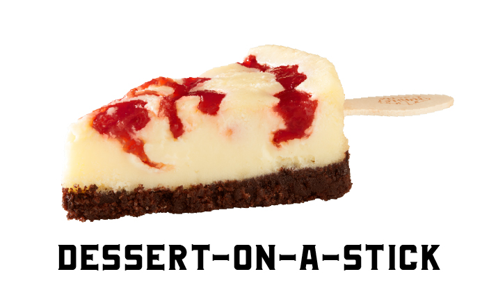 White Castle Strawberry Cheesecake Desserts-on-a-Stick