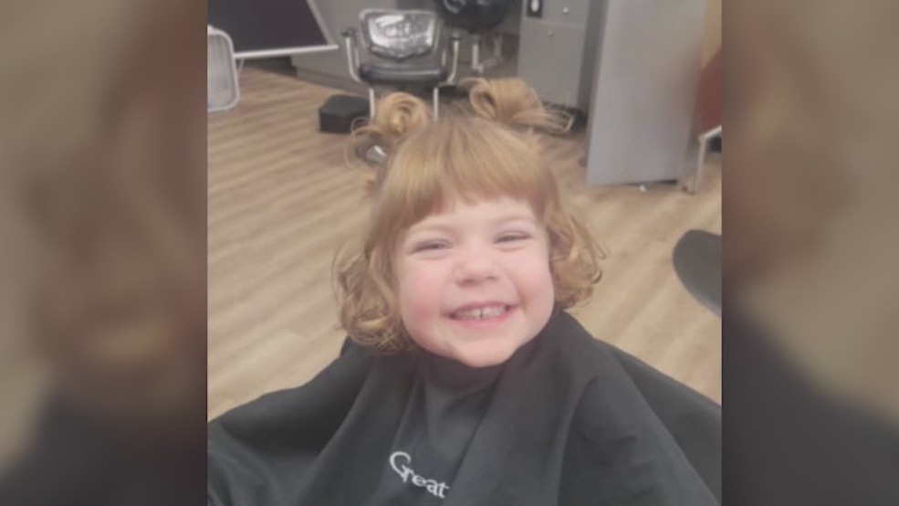Four-year-old Locklynn, who fell into a coma due to the flu. (FAMILY PHOTO)
