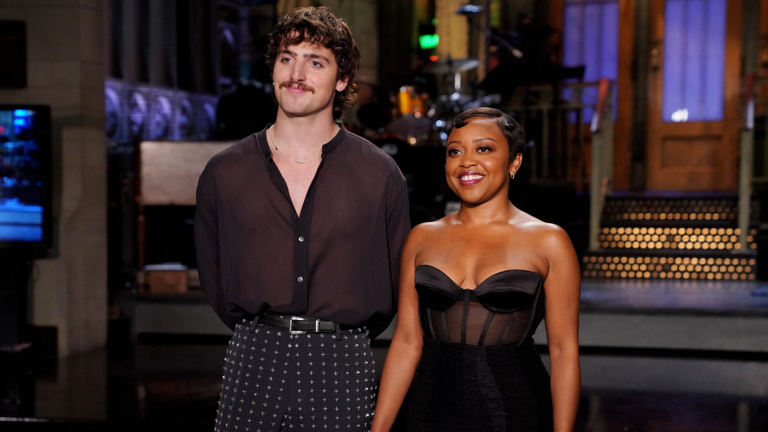 SATURDAY NIGHT LIVE — 1882, QuintaBrunson, BensonBoone -- Saturday 3rd May 2025 -- (Photo By Rosalind O' Connor / NBC)