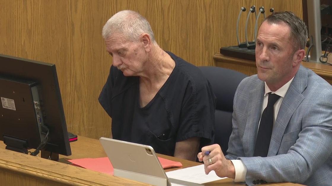 Jacob McDonald, left, on May 16, 2025, in Newark, Ohio