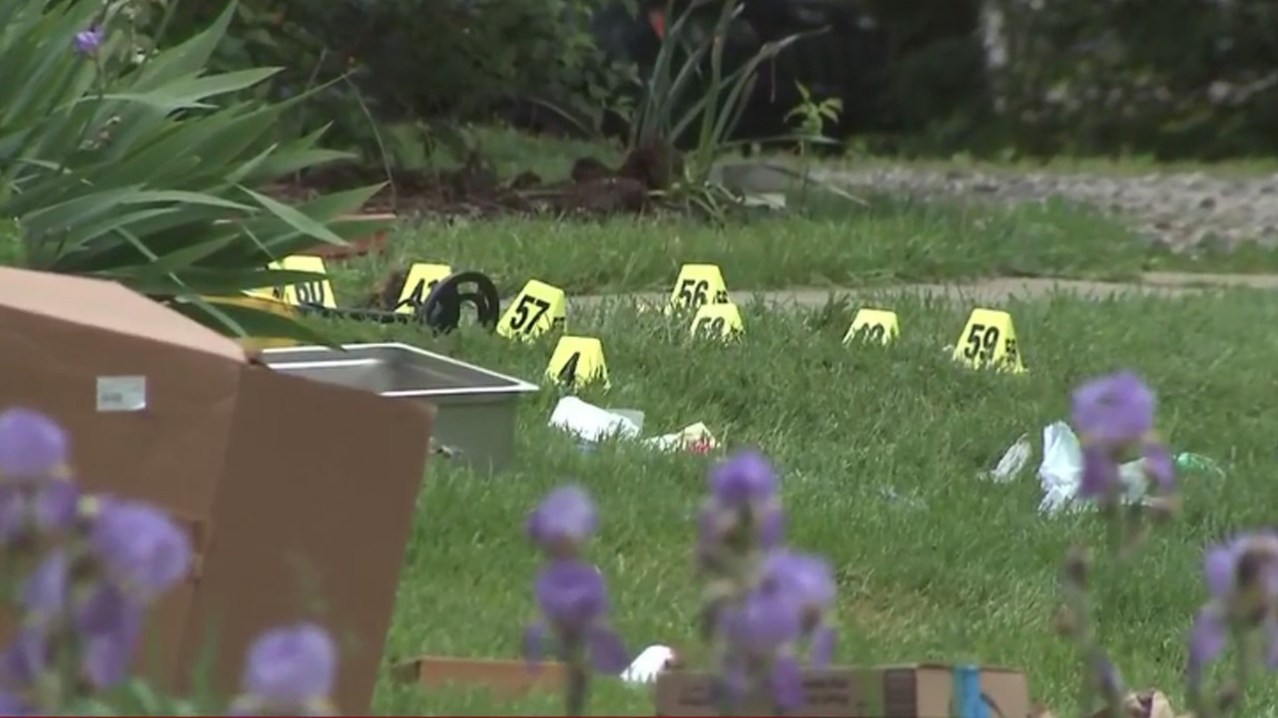 A shooting scene in Morrow County, Ohio, on May 27, 2025. (NBC4)