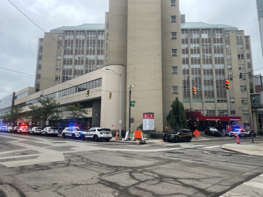 Large police presence reported at a local hospital after a reported police response near Mifflin Township Wednesday, May 28. (NBC4)