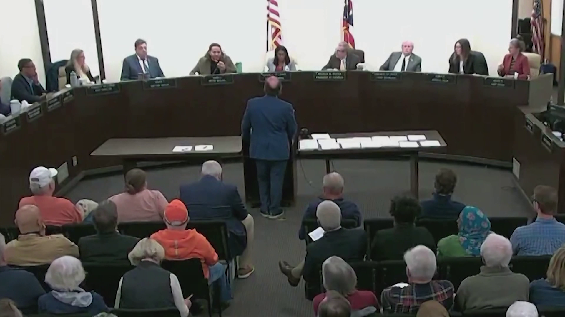 Whitehall City Council meeting