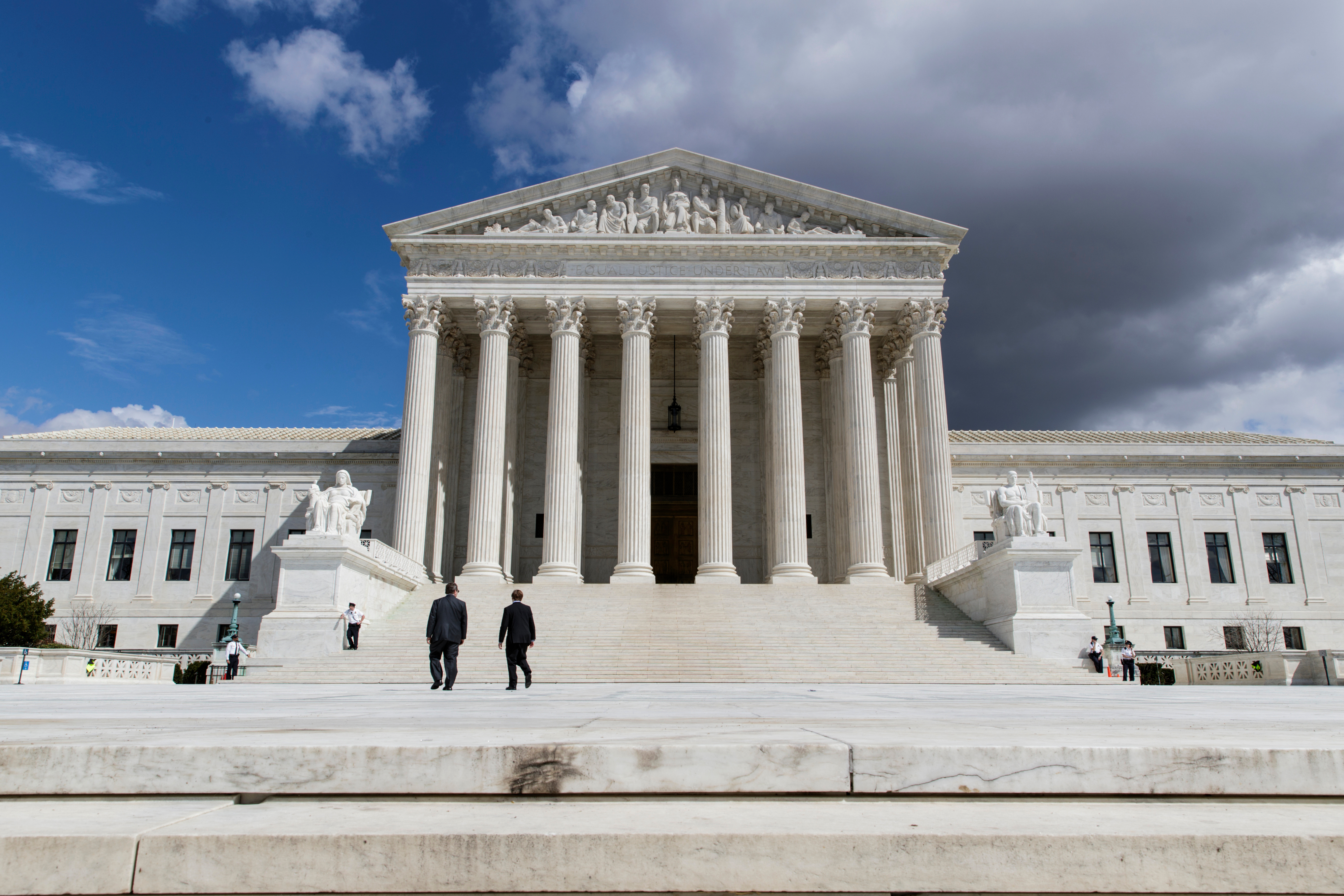 FILE - The Supreme Court Building is seen in Washington on March 28, 2017. (AP Photo/J. Scott Applewhite, File)