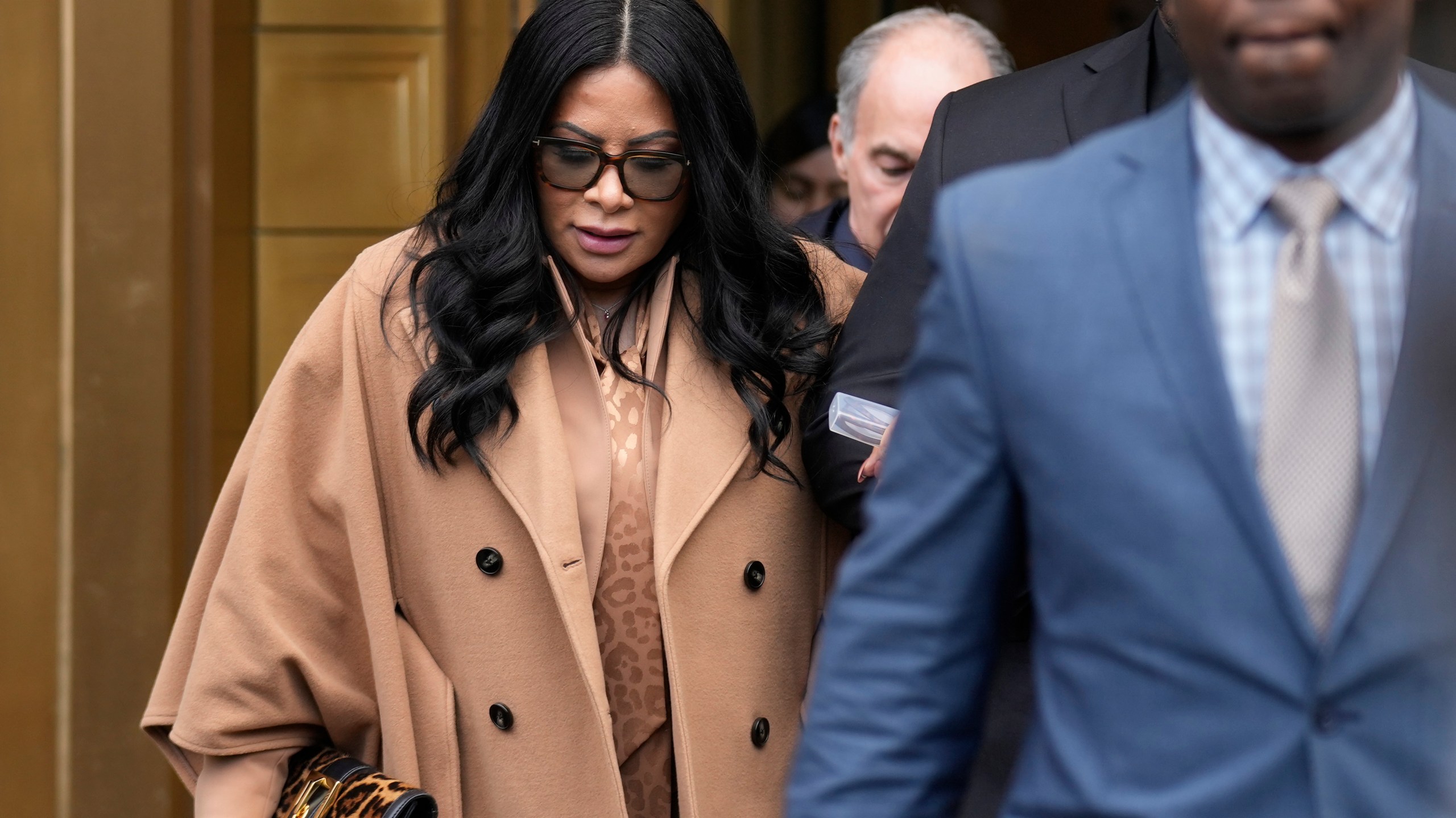 FILE - Jennifer Shah leaves federal court in New York on Jan. 6, 2023. (AP Photo/Seth Wenig, File)